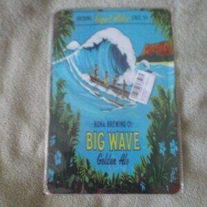 Metal Brewania / Surfing Sign 8" x 10"